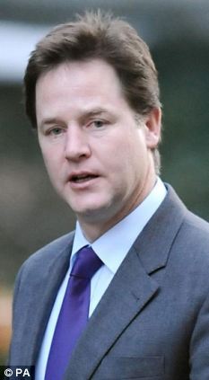 New families: Nick Clegg believes the Coalition's efforts will give more children the chance to grow up with two parents